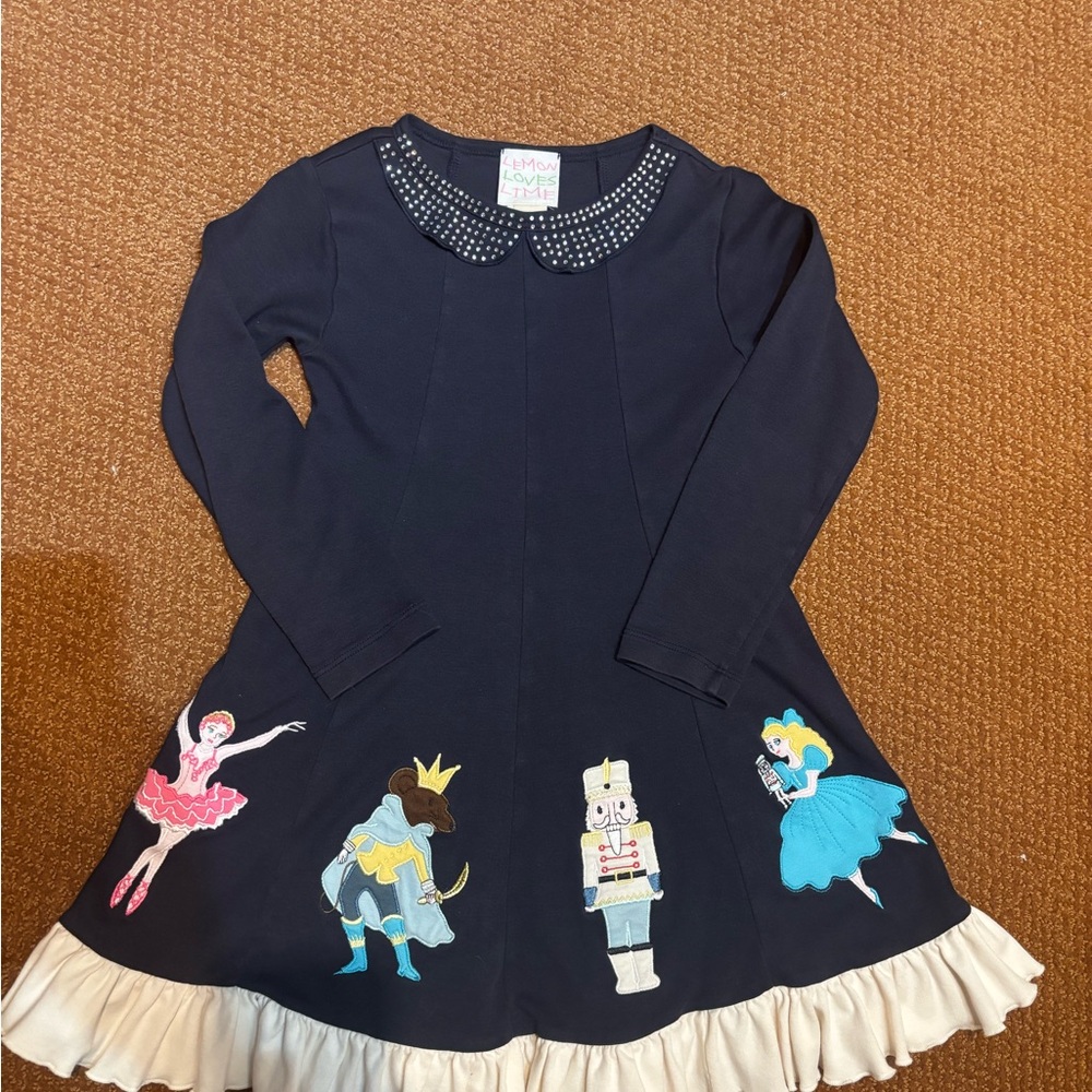 Lemon Loves Lime Nutcracker holiday dress